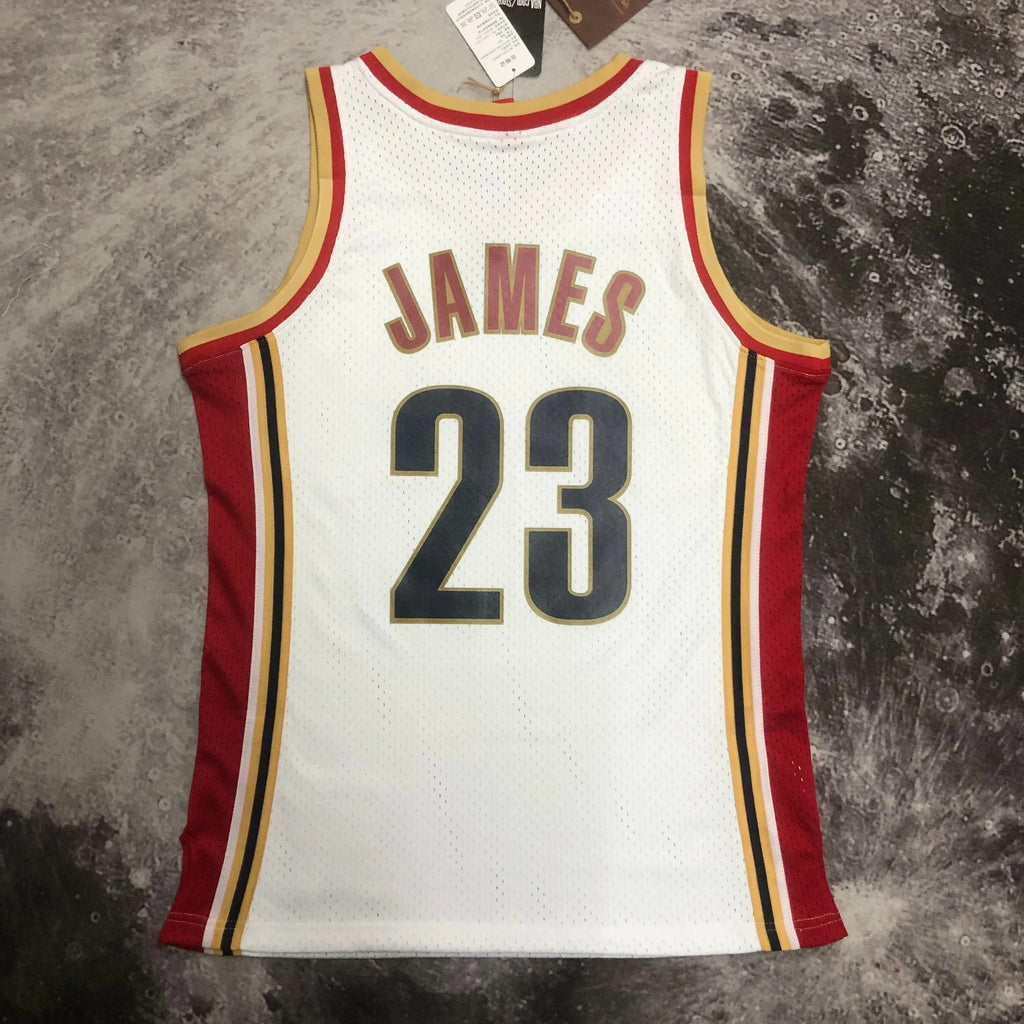 Jersey Swingman Cleveland Cavaliers Mitchell & Ness White Hardwood Classics 2003/04