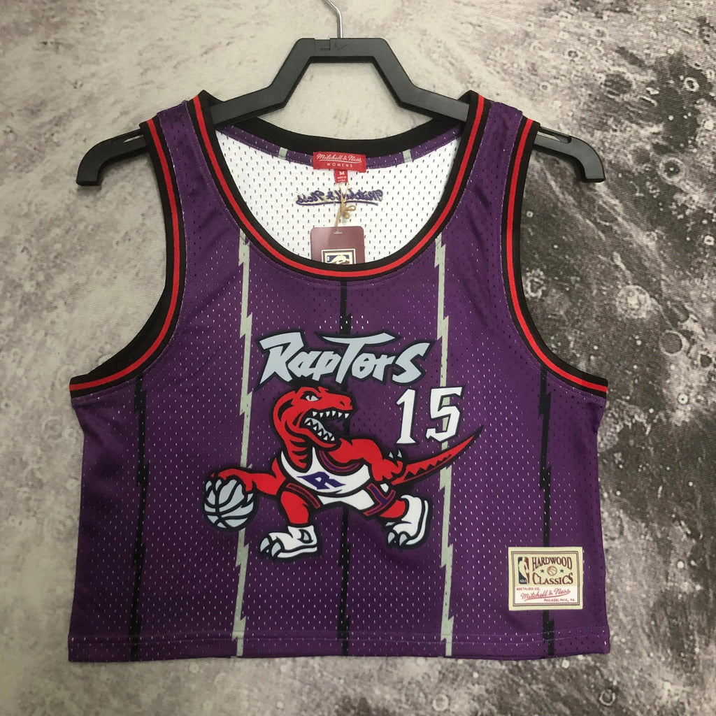 Jersey Cropped Carter Toronto Raptors Mitchell & Ness Hardwood Classics
