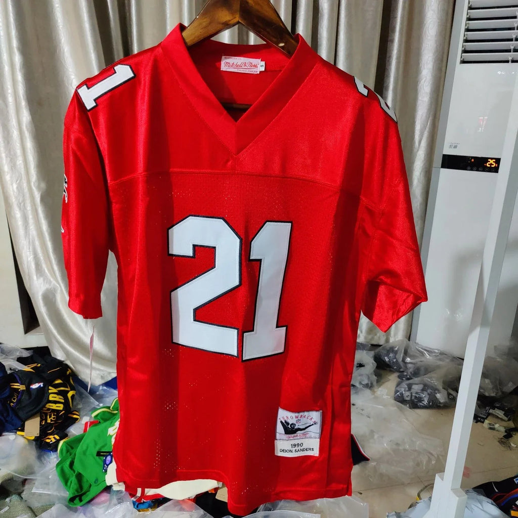 Jersey Atlanta Falcons Mitchell & Ness Throwback Red