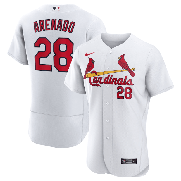 MLB Saint Louis Cardinals Jersey White Authentic
