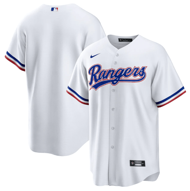 Jersey Texas Rangers White Fan