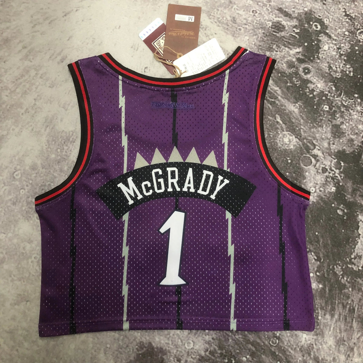 Jersey Cropped McGrady Toronto Raptors Mitchell & Ness Hardwood Classics