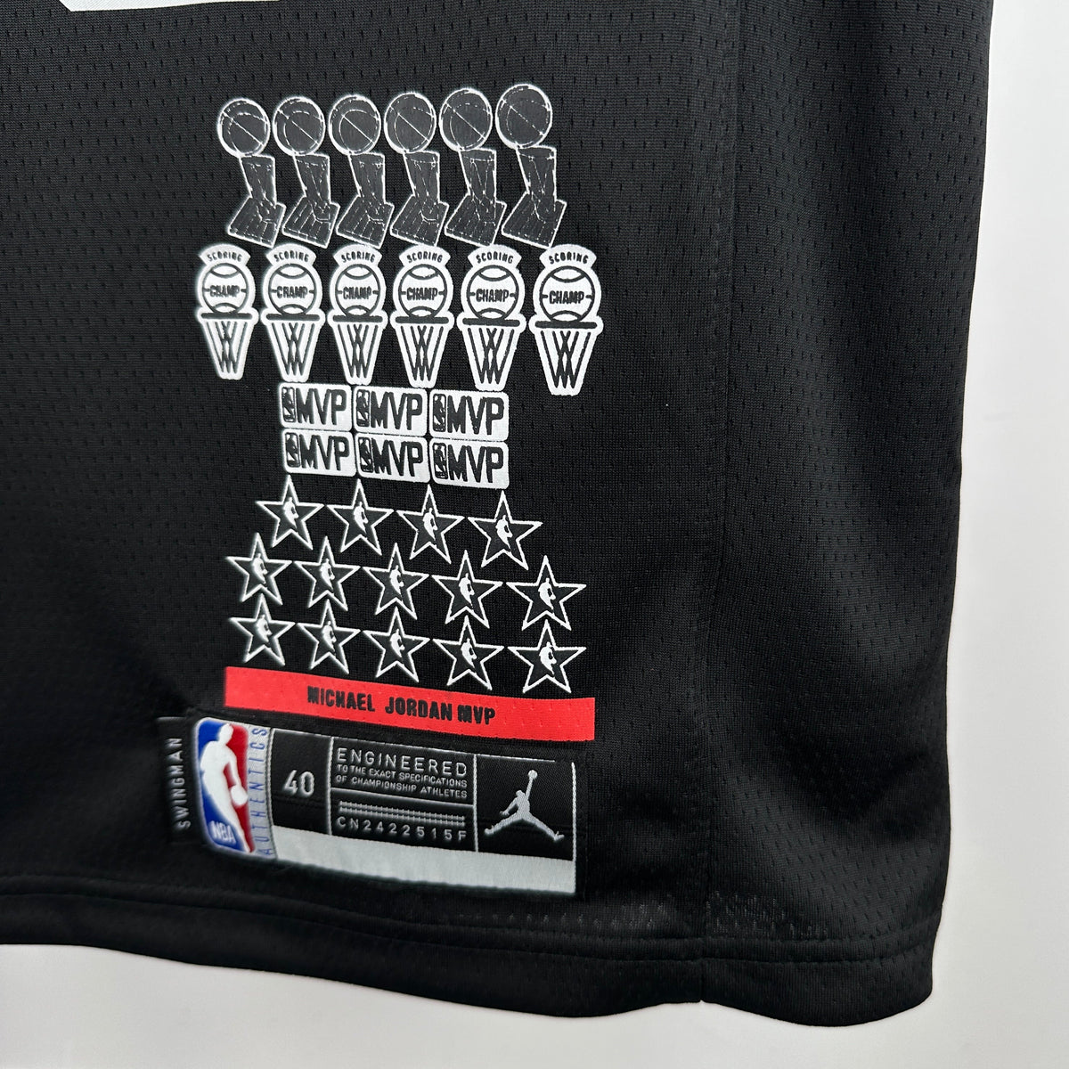 Jersey Swingman MVP Michael Jordan Chicago Bulls