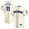 MLB Seattle Mariners 11 Creme Jersey - Creme