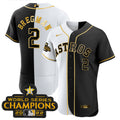 MLB 2023 Flex Base Split Black & White Gold Jersey