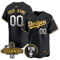 MLB 2024 World Series Champions Gold Trim Vapor Premier Limited Jersey V3