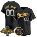 MLB 2024 World Series Champions Gold Trim Vapor Premier Limited Jersey V2