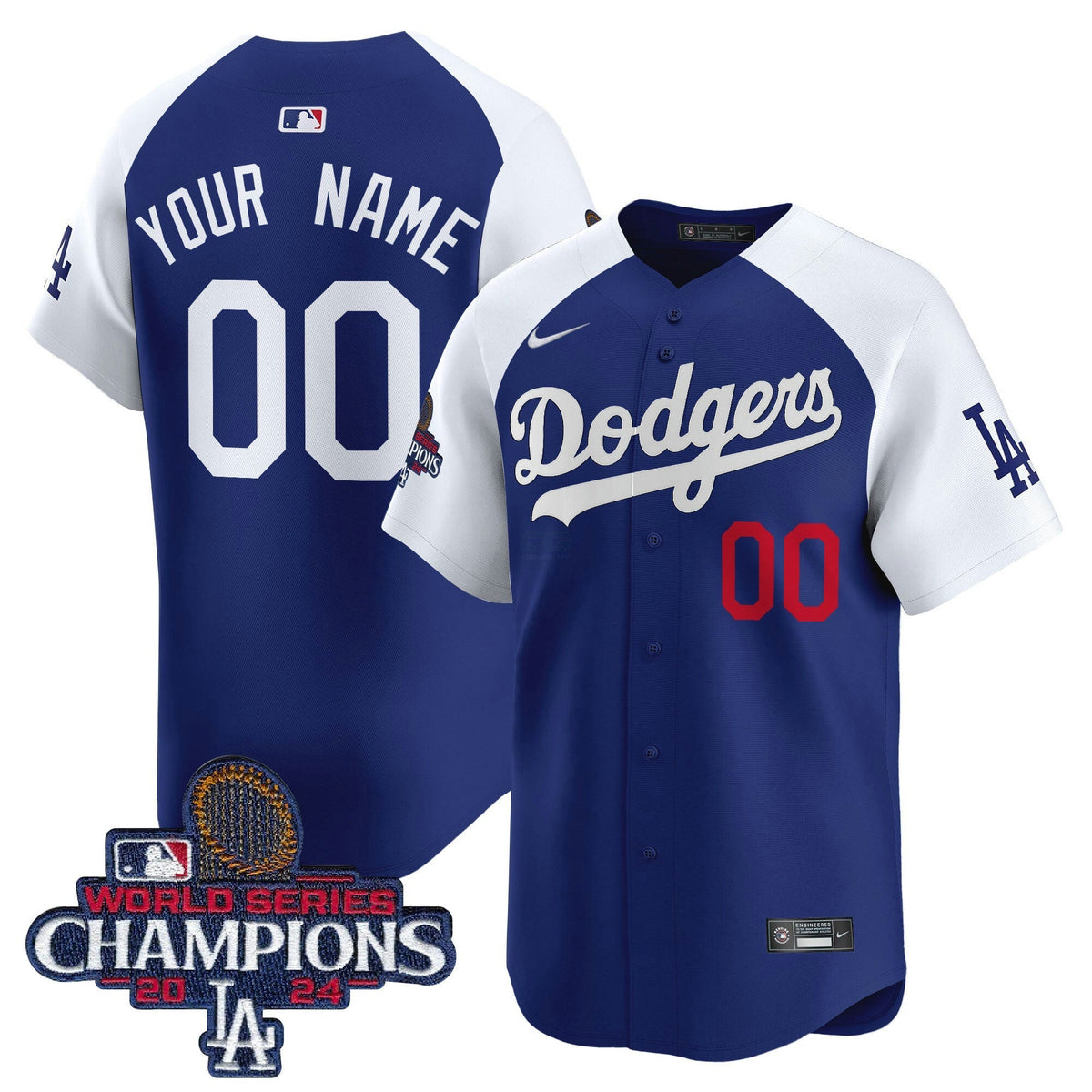 MLB 2024 World Series Champions Patch Vapor Premier Limited Jersey