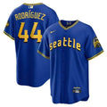 MLB Seattle Mariners 44 Royal Blue Jersey