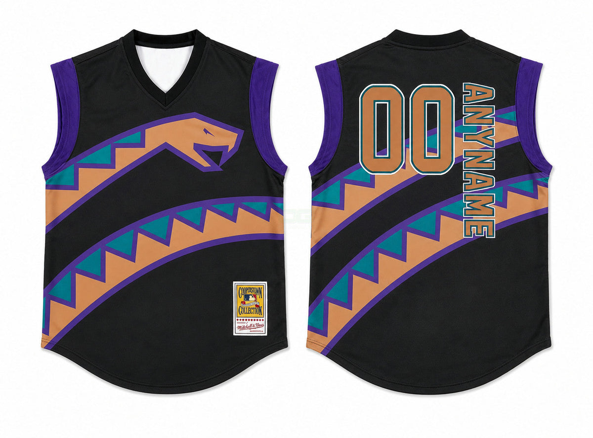 MLB Arizona Diamondbacks Arizona Turn Ahead the Clock 1998-2006 Snake Era Jersey