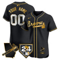MLB Atlanta 2024 Spring Training & Georgia Patch Vapor Premier Elite Jersey