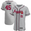 MLB Atlanta America Gray Jersey - Flex Base