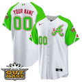 MLB Atlanta Atliens 2023 City Connect Bright Green Jersey