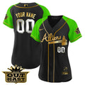MLB Atlanta Atliens Gold Alternate Flex Base Jersey