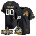 MLB Atlanta Champions & 150th Patch Vapor Premier Limited Jersey