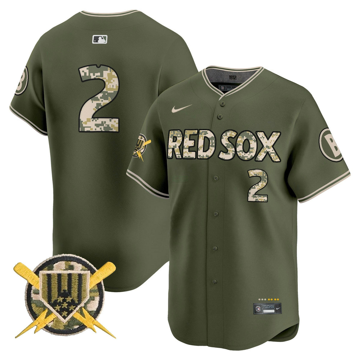 MLB Boston Armed Forces Day Vapor Premier Limited Jersey