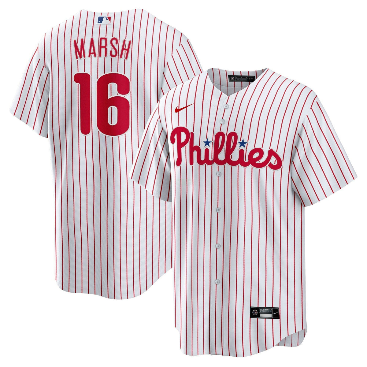 MLB Brandon Marsh Philadelphia White Jersey - Brandon Marsh