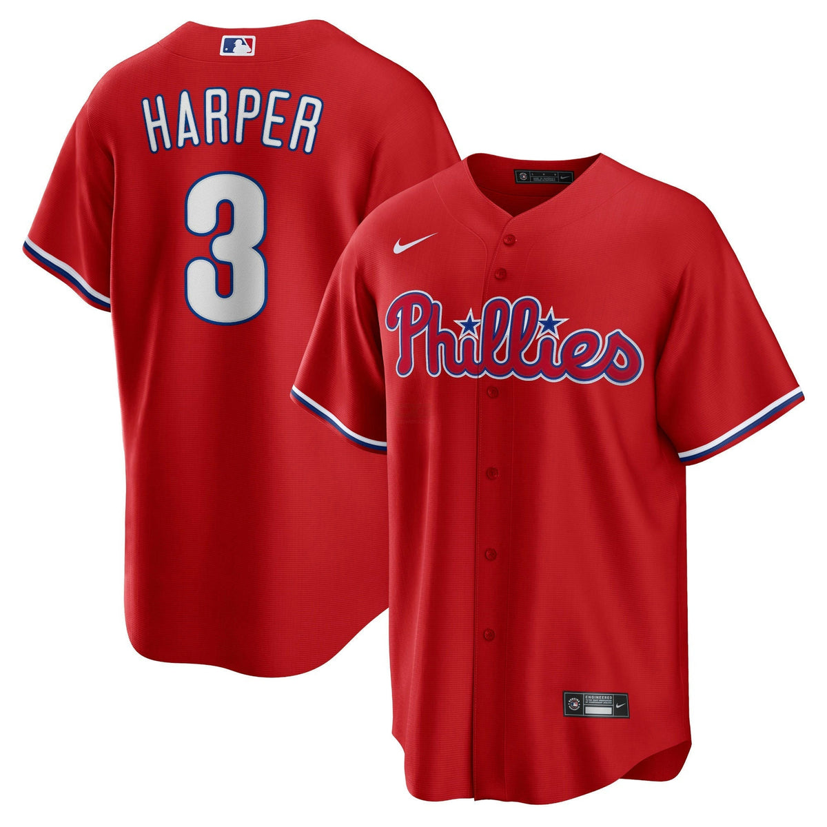 MLB Bryce Harper Philadelphia Cool Base Jersey - Cool Base