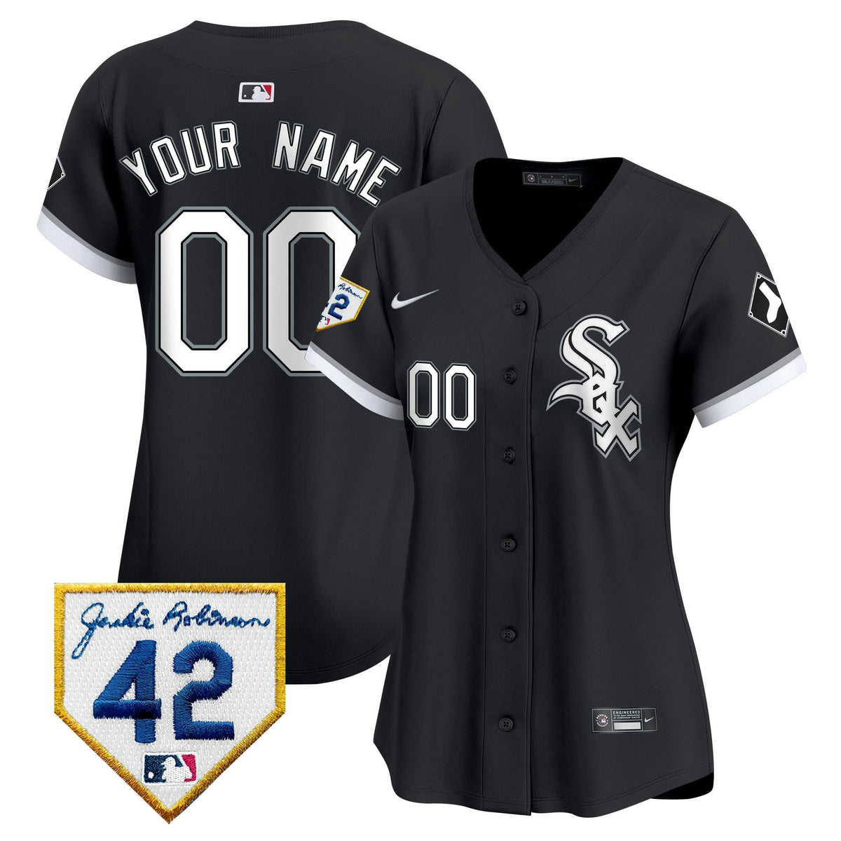 MLB Chicago White Sox Chicago 2024 Jackie Robinson Patch Vapor Premier Limited Jersey