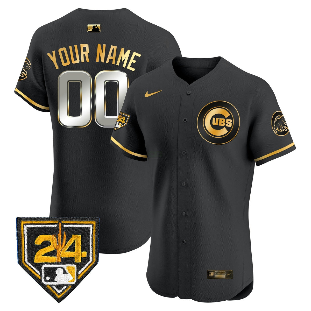 MLB Chicago 2024 Spring Training Patch Vapor Premier Elite Jersey V2