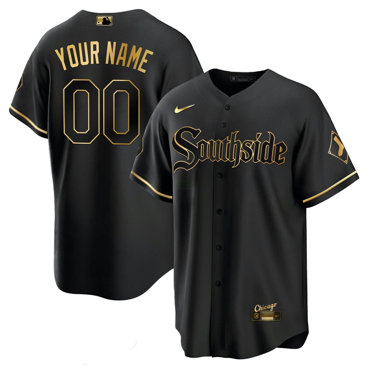 MLB Chicago White Sox Chicago Gold Jersey
