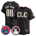 MLB Cleveland Larry Doby Patch City Connect Vapor Premier Limited Jersey
