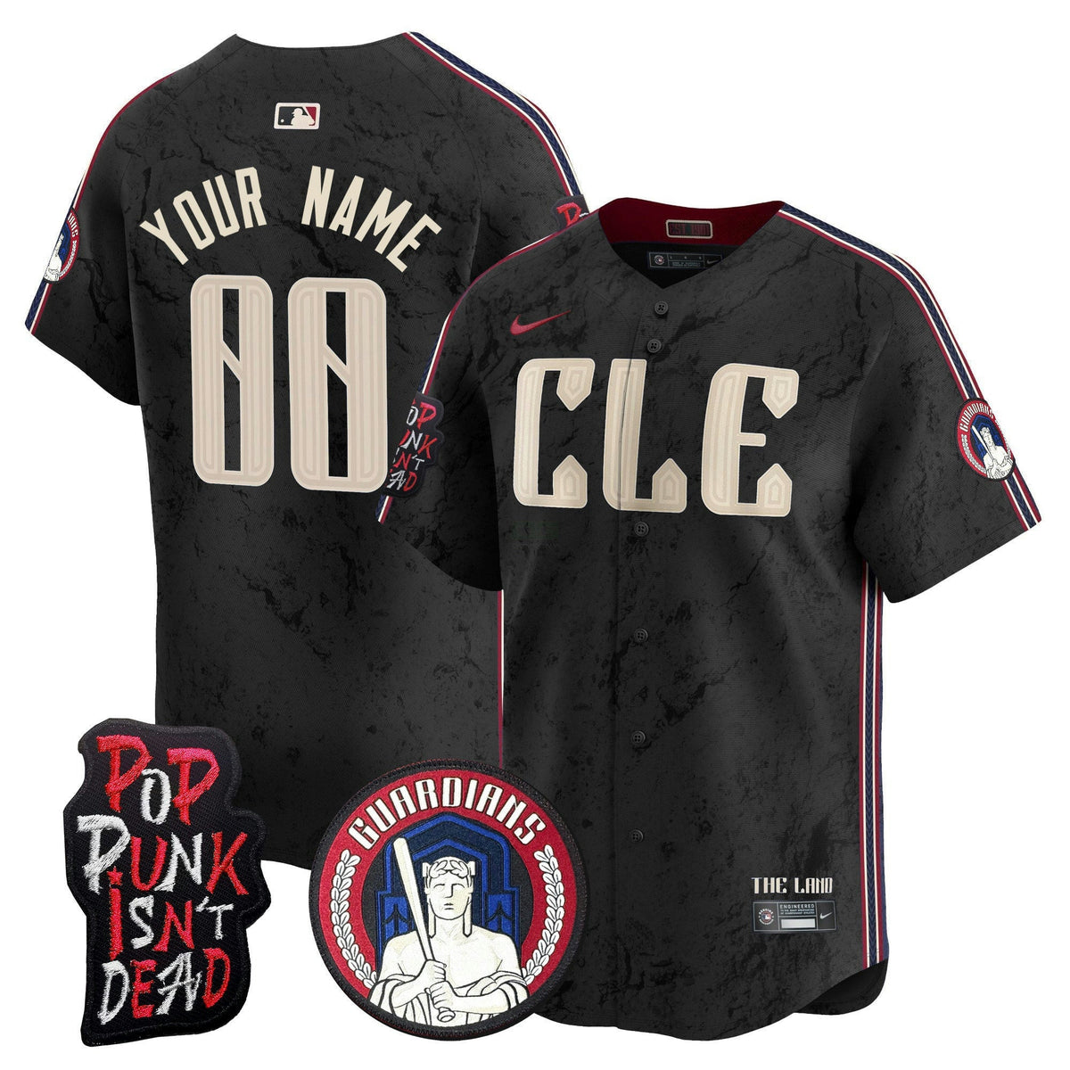 MLB Cleveland MGK Patch Vapor Premier Limited Jersey