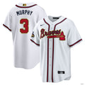 MLB Dale Murphy Atlanta 2022 World Champions Gold Trim Jersey - White