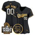 MLB Fernando Memorial & 2024 World Series Patch Vapor Premier Limited Jersey