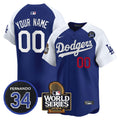 MLB Fernando Valenzuela & 2024 World Series Patch Vapor Premier Limited Jersey V2