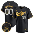 MLB Fernando Valenzuela Memorial Patch Vapor Premier Limited Jersey