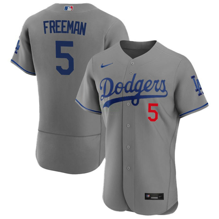 MLB Freddie Freeman Los Angeles Dark Gray Jersey - Dark Gray