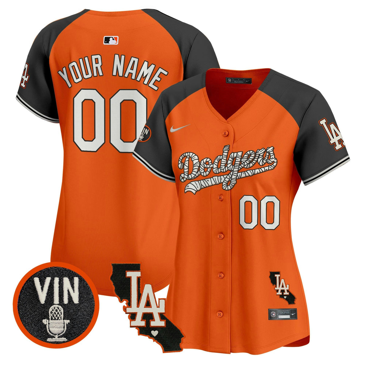 MLB Los Angeles Dodgers Halloween Vapor Premier Limited Jersey