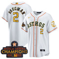 MLB Houston 2022 Champions Gold Rush Oxy Patch Cool Base Jersey