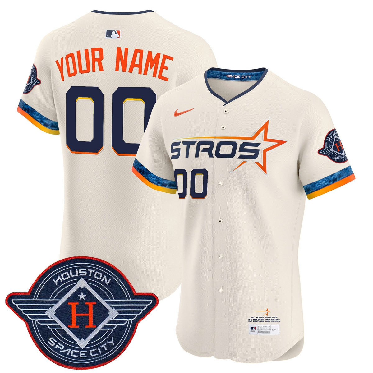 MLB Houston 2025 City Connect Vapor Premier Elite Jersey