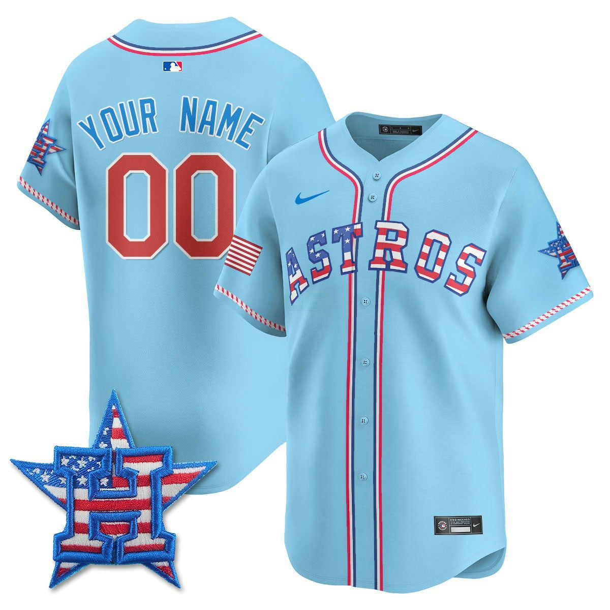MLB Houston 2025 Fourth of July Vapor Premier Limited Jersey