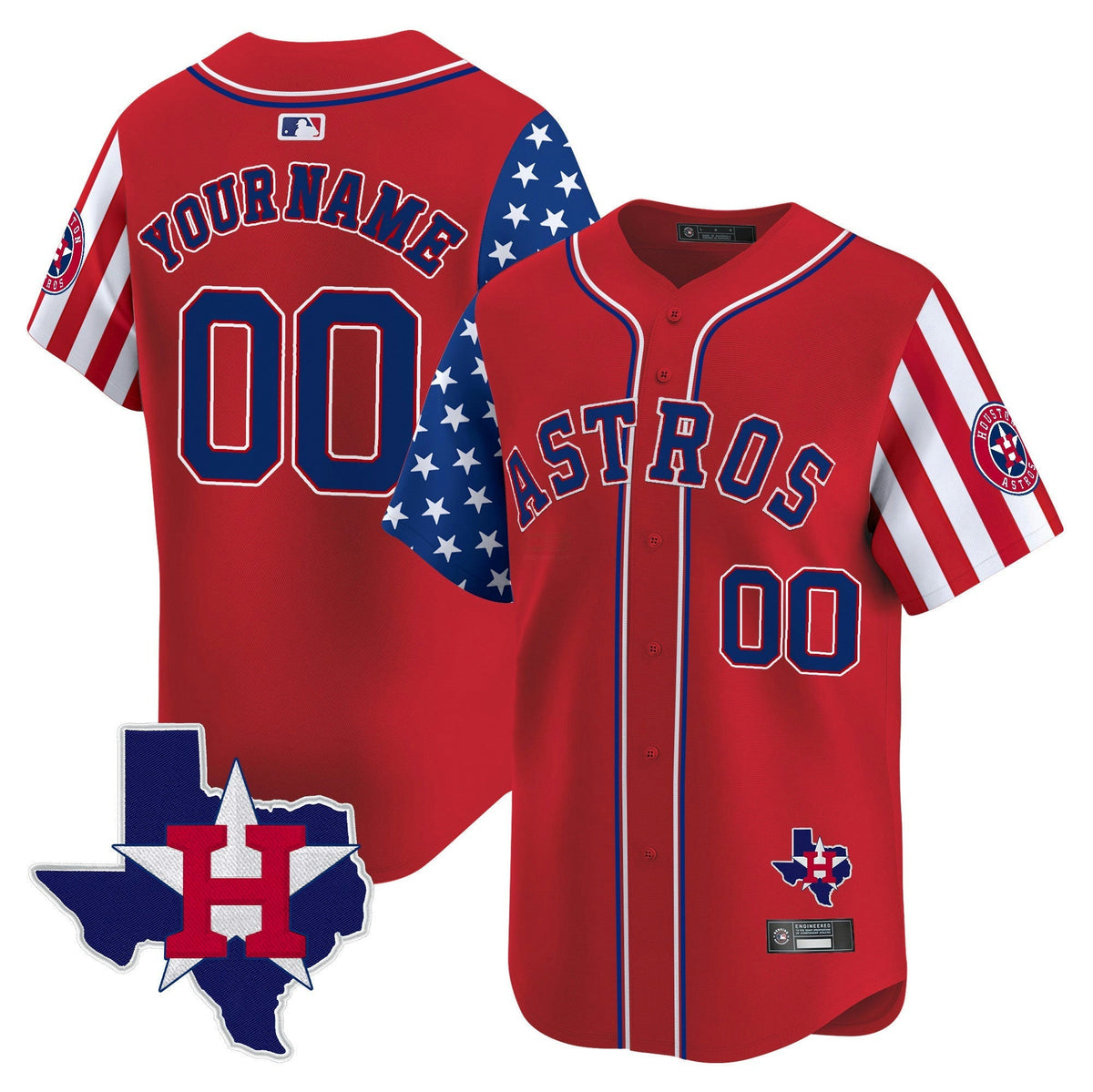 MLB Houston 2025 Independence Day Vapor Premier Limited Jersey