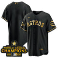 MLB Houston Black Gold Rush Blank No Name Jersey