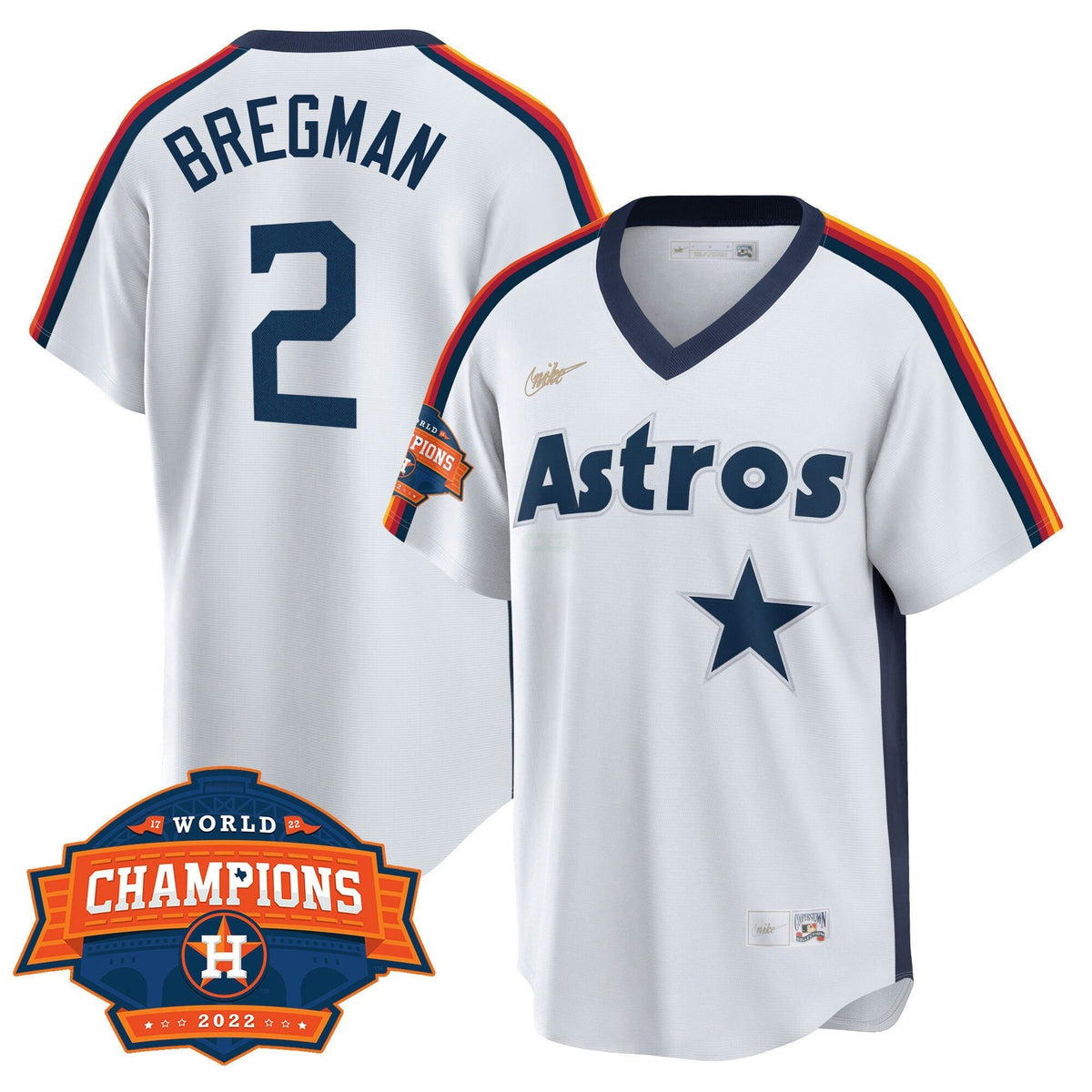 MLB Houston Home Cooperstown 2022 Champions Limited Player Jersey
