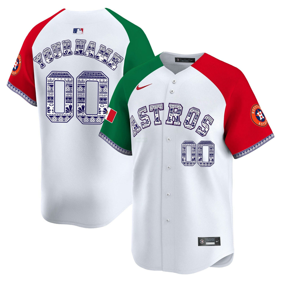 MLB Houston Mexico Vapor Premier Limited Jersey V2
