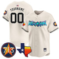 MLB Houston Astros Houston Vapor Premier Limited Jersey V2 - Creme