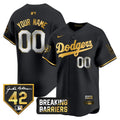 MLB Jackie Robinson Breaking Barriers Patch Vapor Premier Limited Jersey