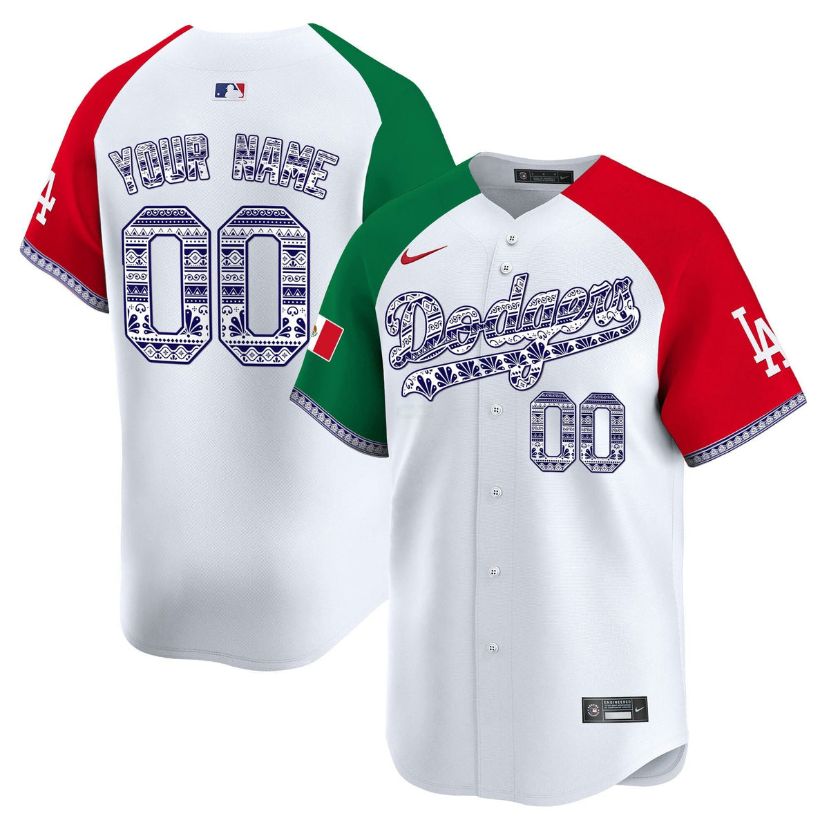 MLB Los Angeles Mexico Vapor Premier Limited Jersey V3