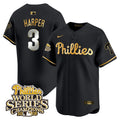 MLB Men’s 2008 World Series Champions Patch Vapor Premier Limited Jersey