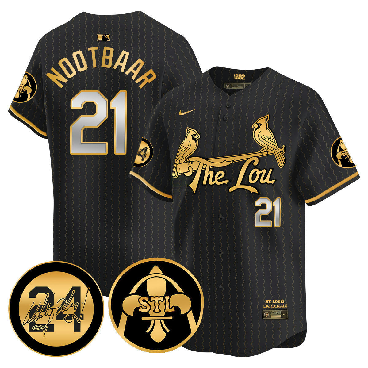 MLB Men’s 2024 City Connect Whitey Herzog Patch Vapor Premier Limited Jersey V2