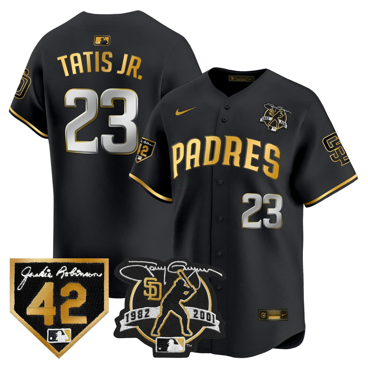MLB Men’s 2024 Tony Gwynn & Robinson Patch Vapor Premier Limited Jersey