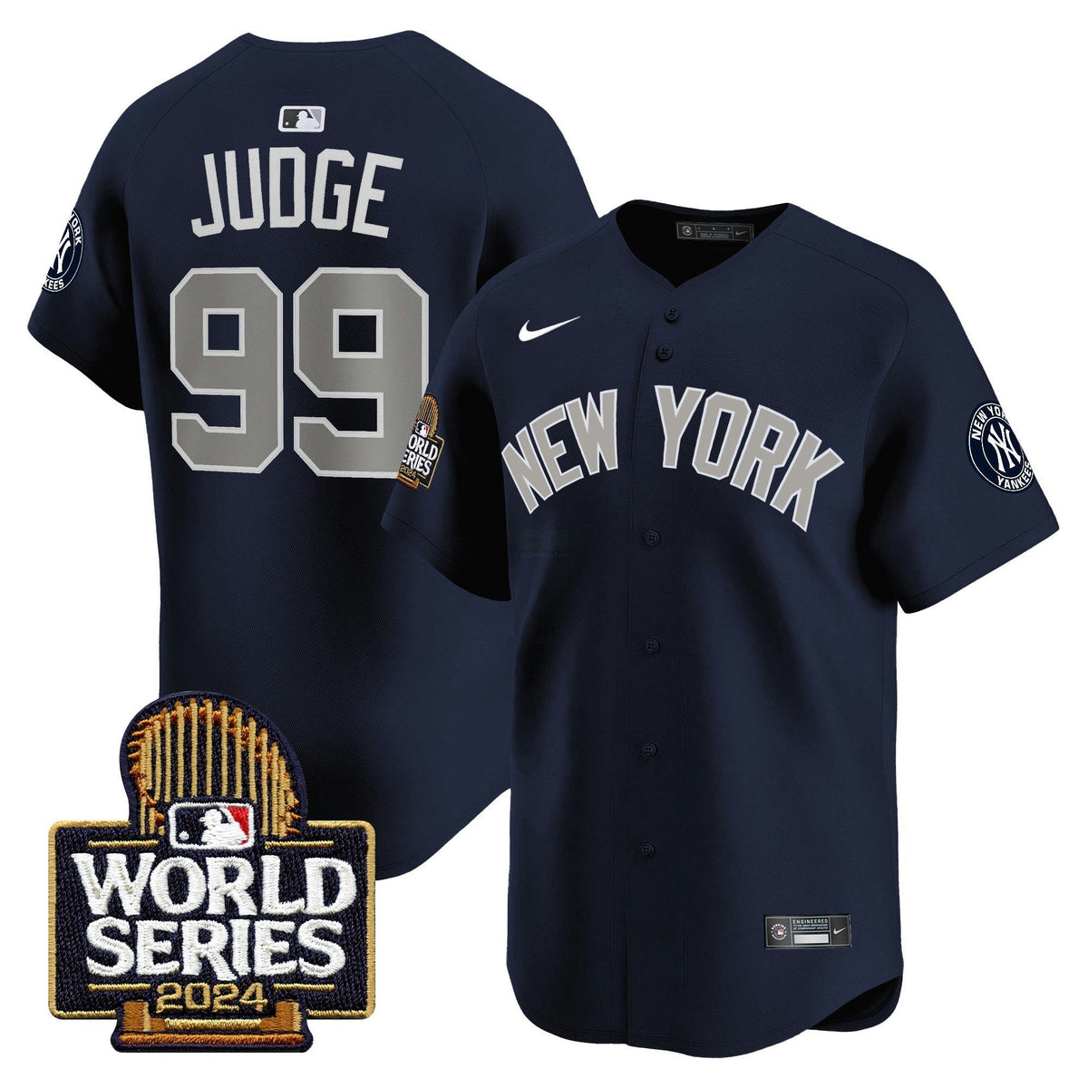 MLB New York Yankees Men’s 2024 World Series Vapor Premier Limited Jersey