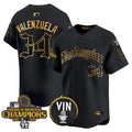MLB Men’s 2025 LA Gothic Style Gold Vapor Premier Limited Jersey
