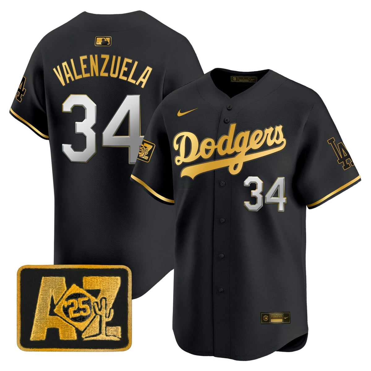 MLB Los Angeles Dodgers Men’s 2025 Spring Training Patch Vapor Premier Limited Jersey