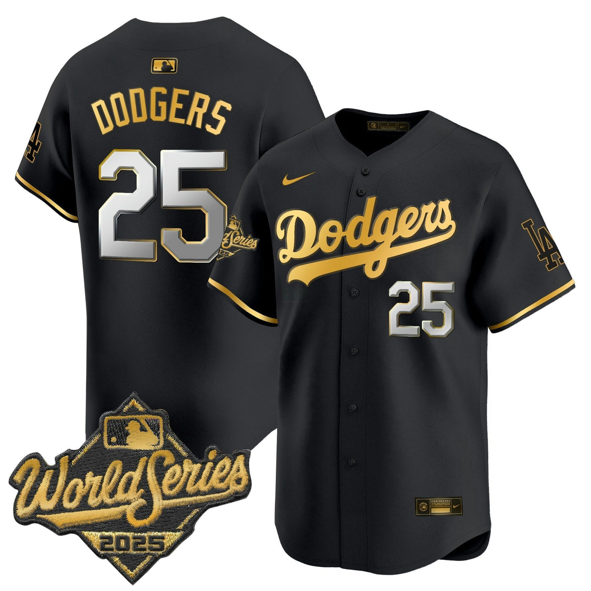 MLB Men’s 2025 World Series Gold Trim Vapor Premier Limited Jersey